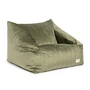 Nobodinoz - Chelsea Velvet beanbag, olive green