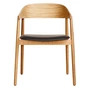 Andersen Furniture - AC2 Chair, matt lacquered oak / black leather