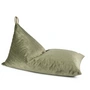 Nobodinoz - Essaouira Beanbag velvet, 115 x 77 cm, gold bubble / olive green