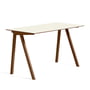 Hay - Copenhague CPH90 Desk 130 x 65 cm, walnut lacquered / linoleum off white