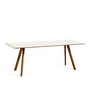 HAY - Copenhague CPH30 Dining table 200 x 90 cm, walnut lacquered / linoleum off white