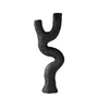 Mette Ditmer - Art Piece Candle holder, black