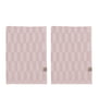 Mette Ditmer - Geo Guest towel 35 x 55 cm, pink (set of 2)