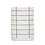 Mette Ditmer - Tile Towel 50 x 100 cm, black / off-white