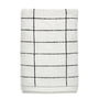 Mette Ditmer - Tile Bath towel 70 x 140 cm, black / off-white
