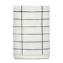 Mette Ditmer - Tile Bath towel 70 x 140 cm, black / off-white