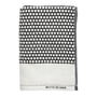 Mette Ditmer - Grid Bath towel 70 x 140 cm, black / off-white