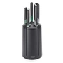 Joseph Joseph - Elevate Knife carousel, 5-piece knife set with rotating knife block, Editions sage