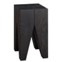 e15 - ST04 Back tooth side table, oak black (anniversary edition)