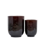 House Doctor - Pho Plant pot, dark brown (set of 2)