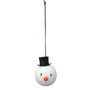 Hoptimist - Snowman Ornament, white (set of 2)