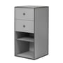 Audo - Frame Shelf module 70 incl. drawer, dark gray