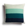 Røros Tweed - Åsmund Bold Cushion 50 x 50 cm, turquoise / red