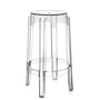 Kartell - Charles Ghost Bar stool H 65 cm, crystal clear