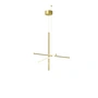 Flos - Coordinates S1 LED pendant luminaire, champagne anodised
