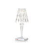 Kartell - Battery Battery table lamp H 22 cm, crystal clear