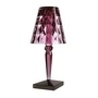 Kartell - Big Battery Rechargeable table lamp H 37.3 cm, plum