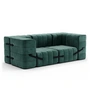 Ambivalenz - Curt Sofa Set 7, serpentine / green, (Barcelona - V3347 / 39)