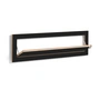 Ambivalenz - Fläpps Shoe rack 100 x 27 cm, black