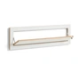 Ambivalenz - Fläpps Shoe rack 100 x 27 cm, white