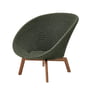 Cane-line - Peacock Lounge chair (5458) Outdoor, teak / dark green