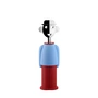 A di Alessi - Corkscrew Alessandro M ., light blue / red