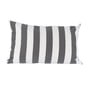 Jan Kurtz - Somnia Outdoor cushion, 40 x 60 cm, stripes white / dark gray