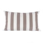 Jan Kurtz - Somnia Outdoor cushion, 40 x 60 cm, stripes white / taupe