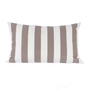 Jan Kurtz - Somnia Outdoor cushion, 40 x 60 cm, stripes white / taupe