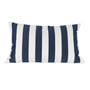 Jan Kurtz - Somnia Outdoor cushion, 40 x 60 cm, stripes white / dark blue