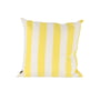 Jan Kurtz - Somnia Outdoor cushion, 48 x 48 cm, stripes white / yellow