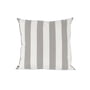 Jan Kurtz - Somnia Outdoor cushion, 48 x 48 cm, stripes white / light gray