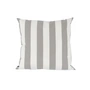 Jan Kurtz - Somnia Outdoor cushion, 48 x 48 cm, stripes white / light gray