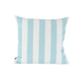 Jan Kurtz - Somnia Outdoor cushion, 48 x 48 cm, stripes white / light blue