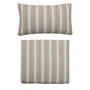 Bloomingville - Pillowcase for Mundo Lounge Chair, beige / white striped