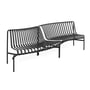 Hay - Palissade Park Dining Bench , In / Out (set of 2), anthracite