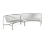 HAY - Palissade Park Dining Bench , In / In (set of 2), sky grey