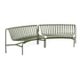 Hay - Palissade Park Dining Bench , In / In (set of 2), olive