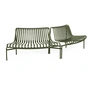HAY - Palissade Park Dining Bench , Out / Out (set of 2), olive