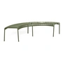 HAY - Palissade Park Bench incl. metatarsus, olive