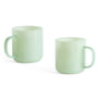 Hay - Borosilicate Mug, 0.3 l, jade green light (set of 2)