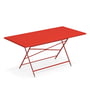 Emu - Arc en Ciel Folding table, 160 x 80 cm, scarlet red