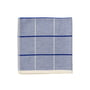 Broste Copenhagen - Herman Tea towel, 50 x 50 cm, baja blue (checkered)