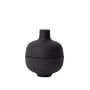 Design House Stockholm - Sand Secrets Bowl with lid Ø 8.2 cm, black