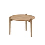 Design House Stockholm - Aria Side table low, Ø 50 x 37 cm, oak
