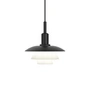 Louis Poulsen - PH 3/3 Pendant light, black aluminum / opal glass