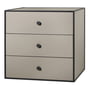 Audo - Frame 49 with 3 drawers, sand