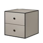 Audo - Frame 35 with 2 drawers, sand