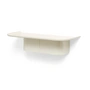 HAY - Korpus Wall shelf with coat hooks, M, cream
