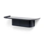 HAY - Korpus Wall shelf with coat hooks, M, midnight blue
